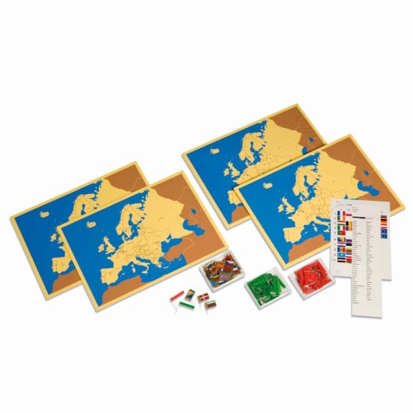 four map of europe