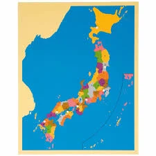 puzzle map of japan
